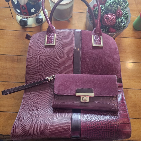 Elegant Purple Women's Bag Set - Picture 3 of 16